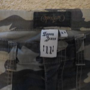 Juniors Skinny Camouflage Pants